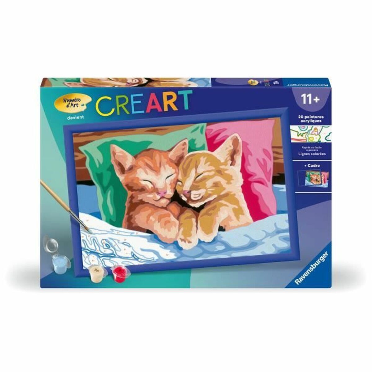 Paint by Numbers Set Ravensburger CReart Cats