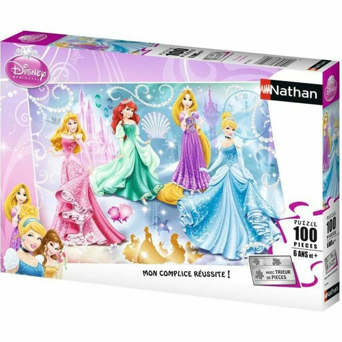 Puzzle Nathan Sparkling Princesses 36 x 26 cm 100 Pieces Puzzle Nathan Sparkling Princesses 36 x 26 cm 100 Pieces