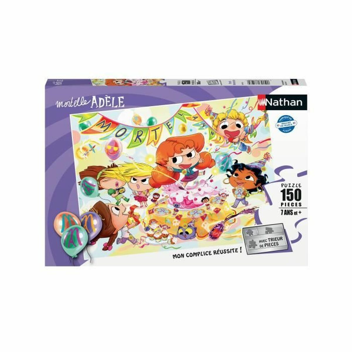 Puzzle Nathan Nathan Mortel Anniversaire Mortelle Adèle 150 Pieces Puzzle Nathan Nathan Mortel Anniversaire Mortelle Adèle 150 Pieces