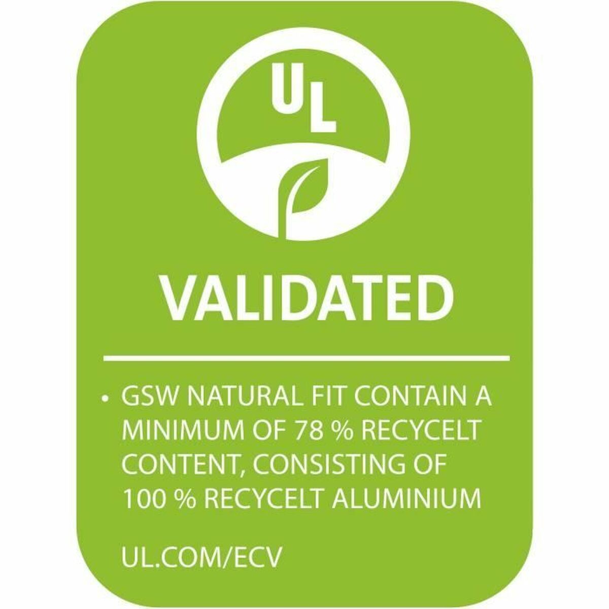 Pan GSW Aluminium 100 % Recycled Natural Ø 20 cm