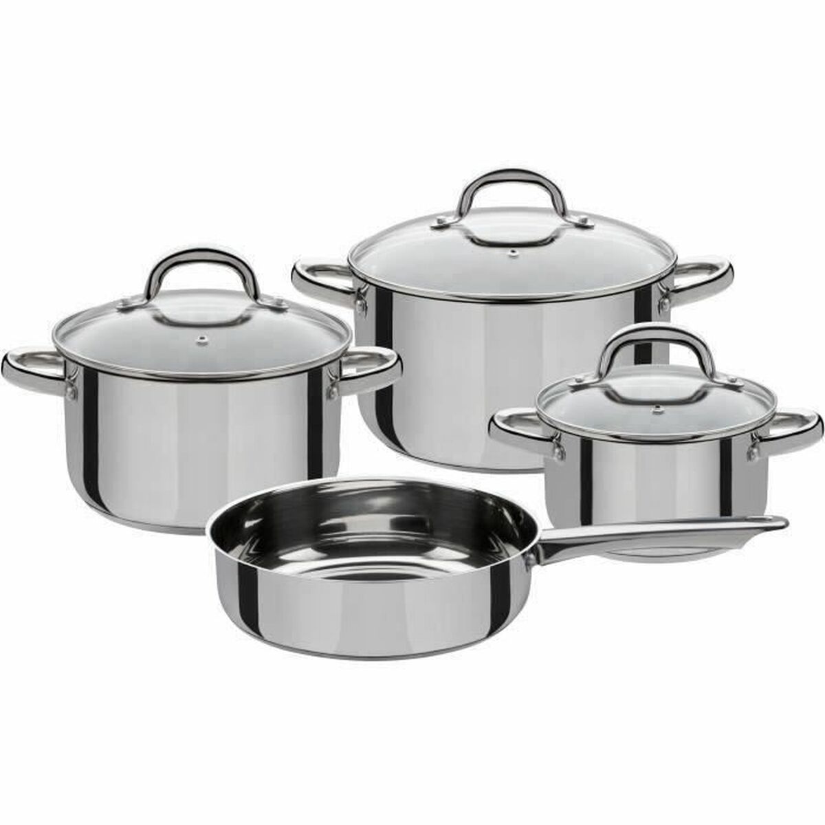 Cookware GSW Steel 4 Pieces (7 Units) Cookware GSW Steel 4 Pieces (7 Units)