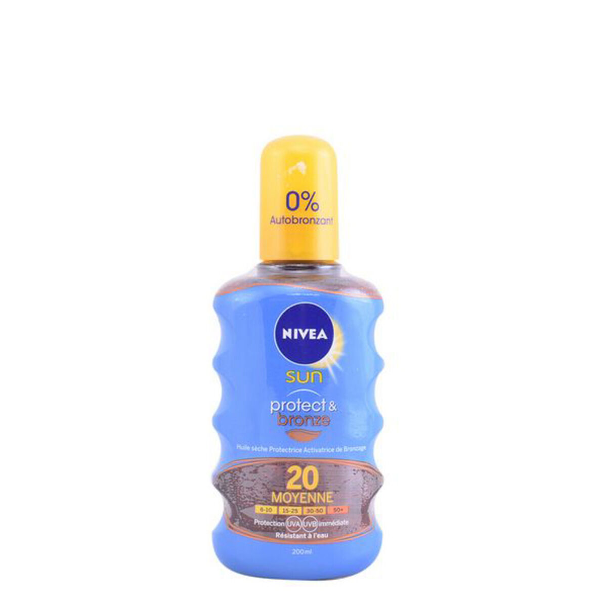 Sunscreen Oil Nivea Protect & Bronze 200 ml Spf 20 Spray Sunscreen Oil Nivea Protect & Bronze 200 ml Spf 20 Spray