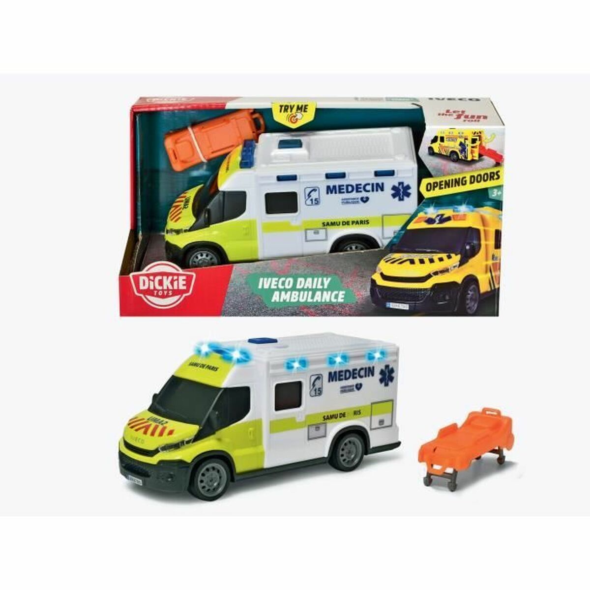 Ambulance Dickie Toys White Ambulance Dickie Toys White