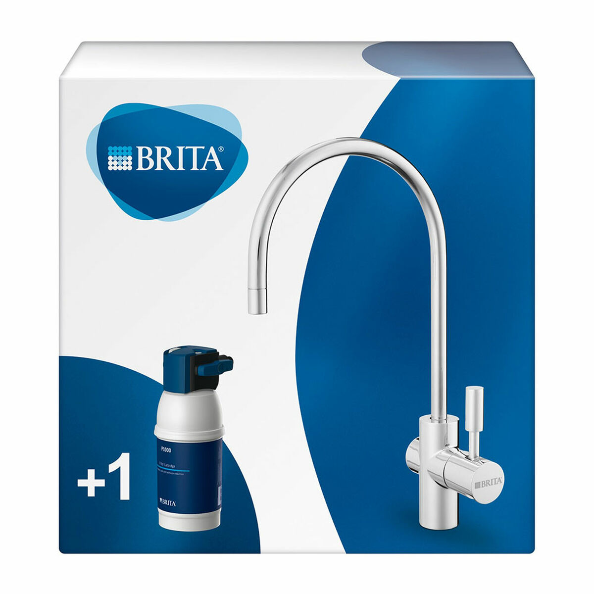 Eco-tap with Water Purifier Filter Brita MyPure P1 1025434 Metal