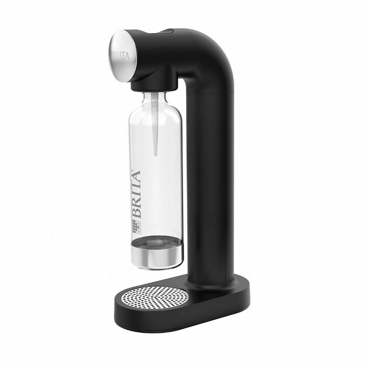 Carbonator Brita sodaONE Black noir 1 L Stainless steel