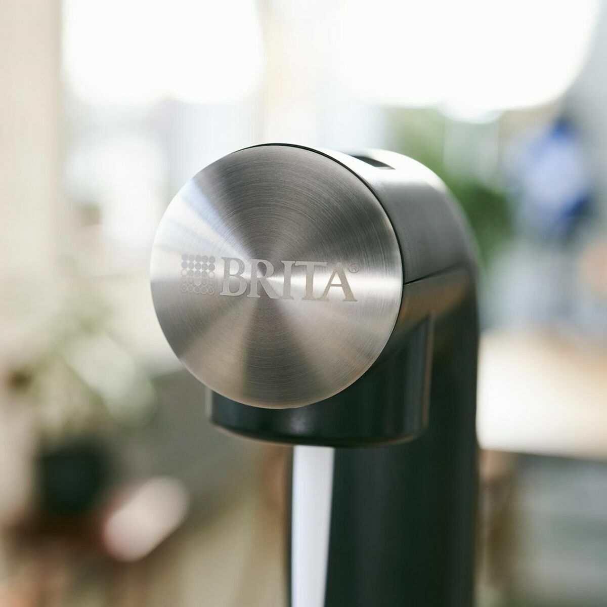 Carbonator Brita sodaONE Black noir 1 L Stainless steel