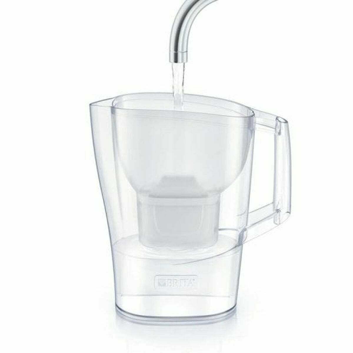 Filter jug Brita ALUNA BLANCA White Transparent Plastic 2,4 L