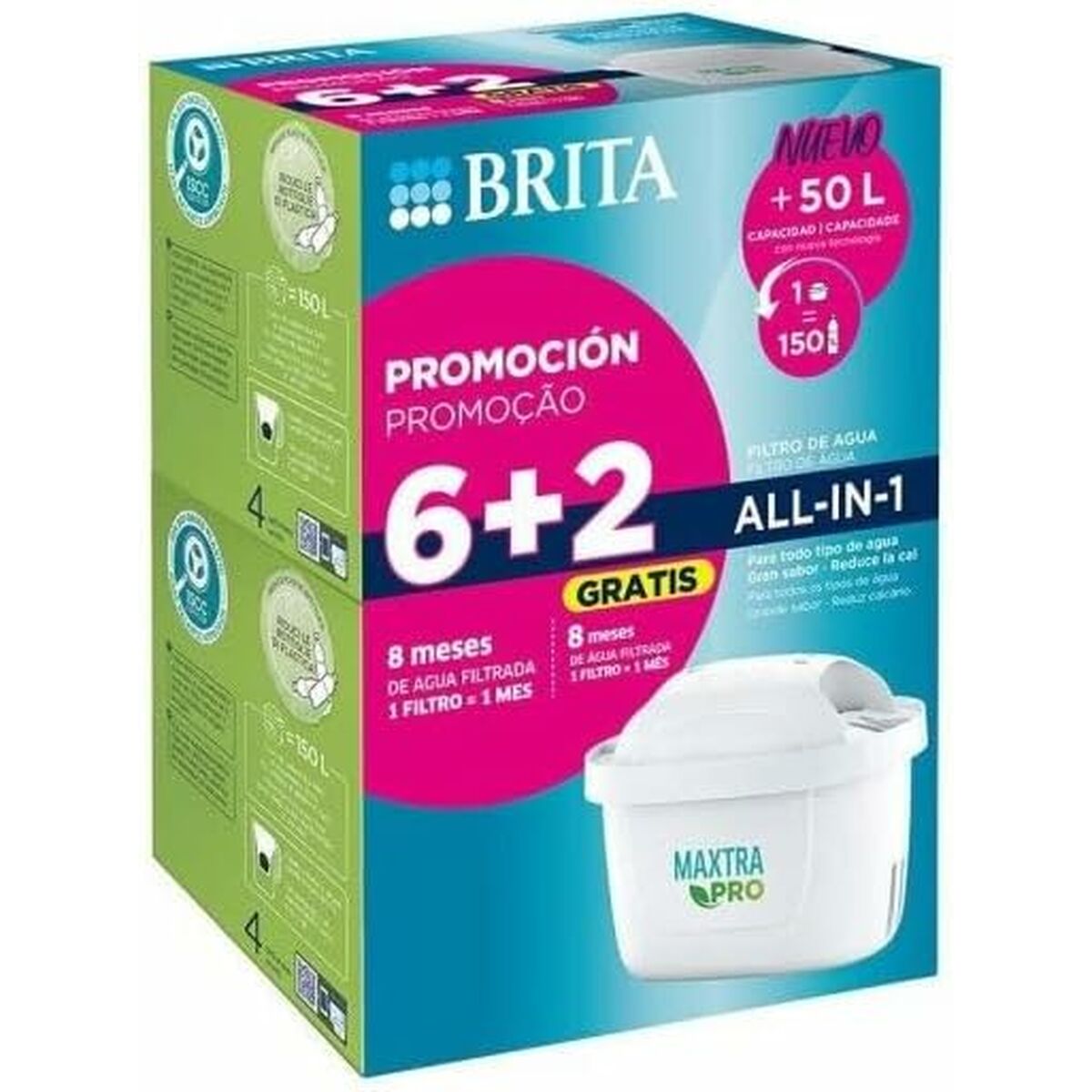 Filter for filter jug Brita MAXTRA PRO 6+2 Filter for filter jug Brita MAXTRA PRO 6+2