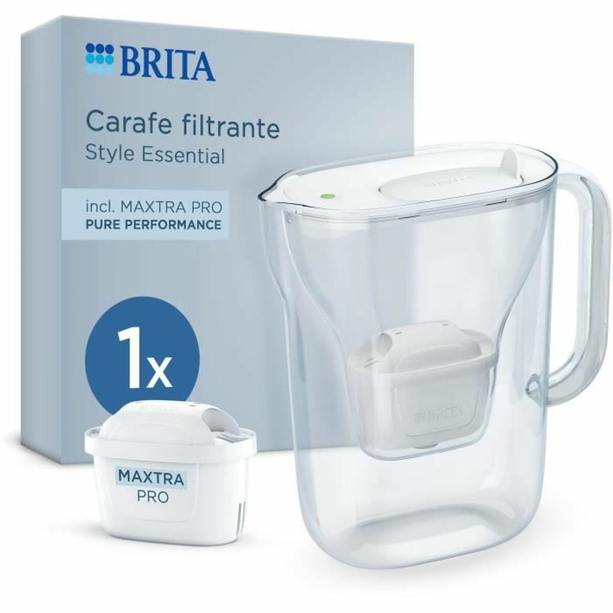 Filter jug Brita Style Essential White Transparent 2,4 L Filter jug Brita Style Essential White Transparent 2,4 L