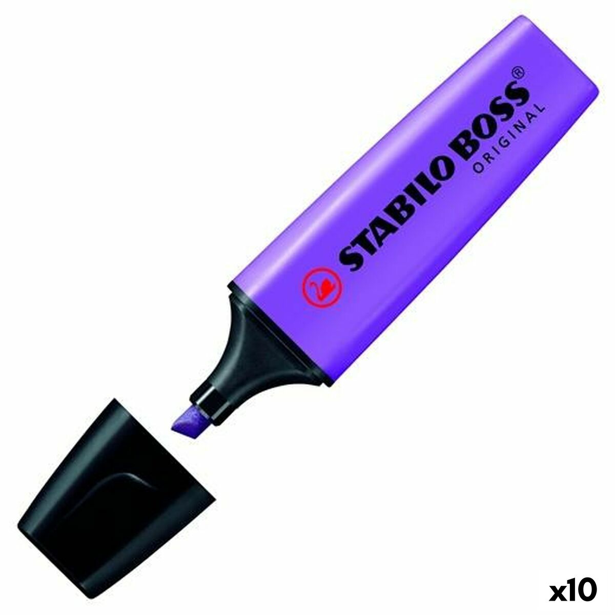 Highlighter Stabilo Violet Lavendar (10 Units) Highlighter Stabilo Violet Lavendar (10 Units)