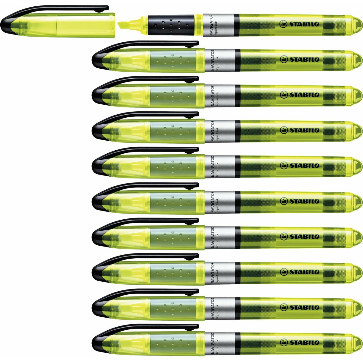 Fluorescent Marker Stabilo Navigator Yellow 10 Pieces (1 Unit) Fluorescent Marker Stabilo Navigator Yellow 10 Pieces (1 Unit)