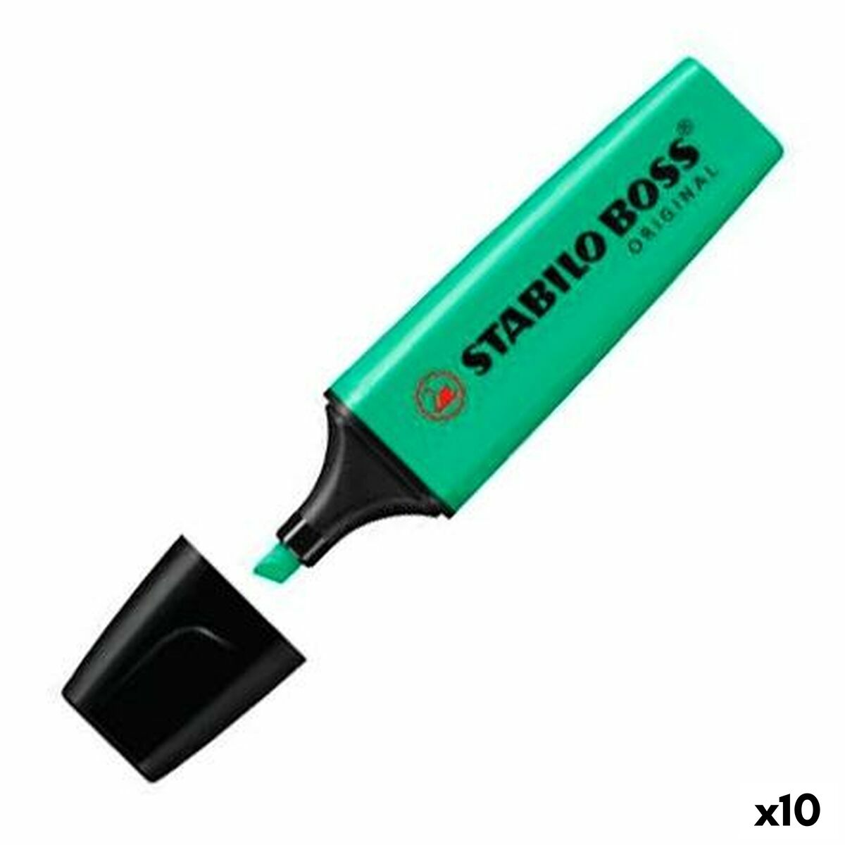 Highlighter Stabilo Aquamarine (10 Units) Highlighter Stabilo Aquamarine (10 Units)