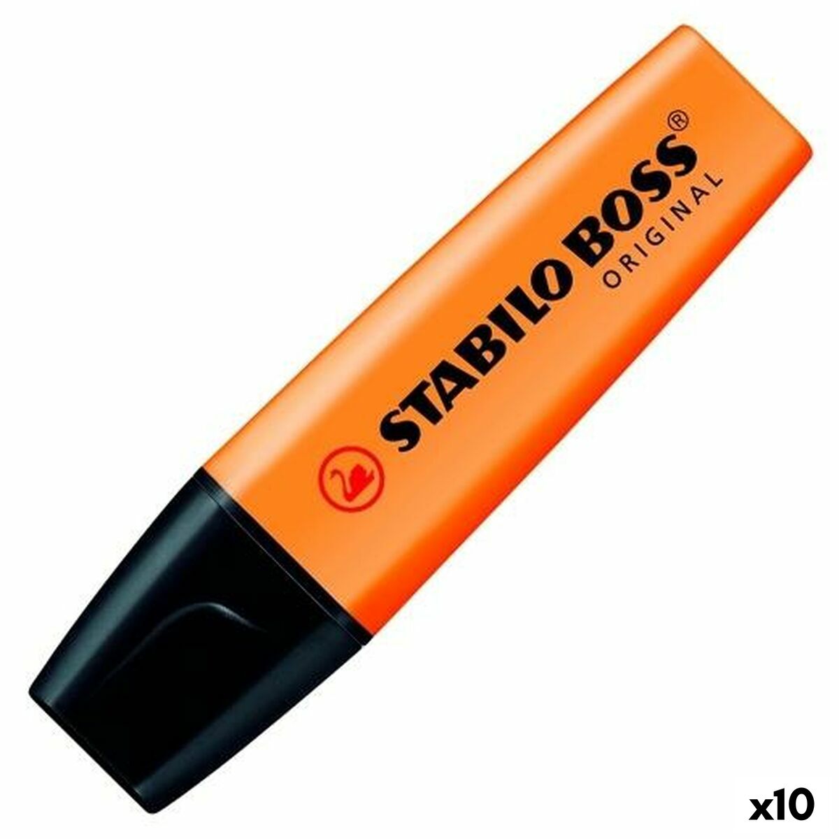 Fluorescent Marker Stabilo Boss Orange 10 Pieces (10 Units) Fluorescent Marker Stabilo Boss Orange 10 Pieces (10 Units)