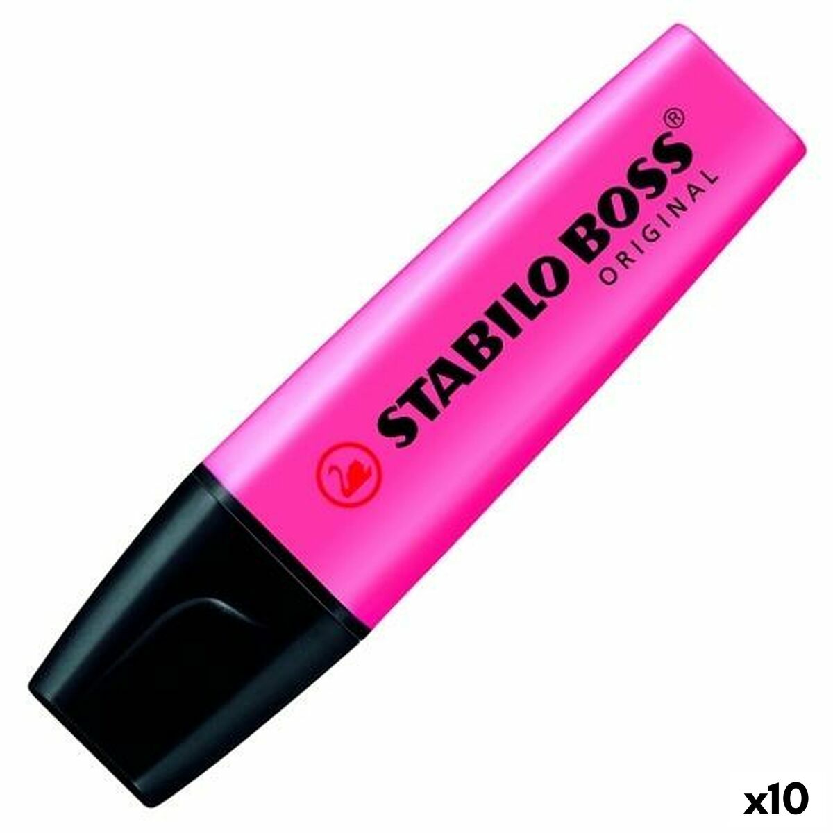 Fluorescent Marker Stabilo Boss Pink 10 Pieces (10 Units) Fluorescent Marker Stabilo Boss Pink 10 Pieces (10 Units)