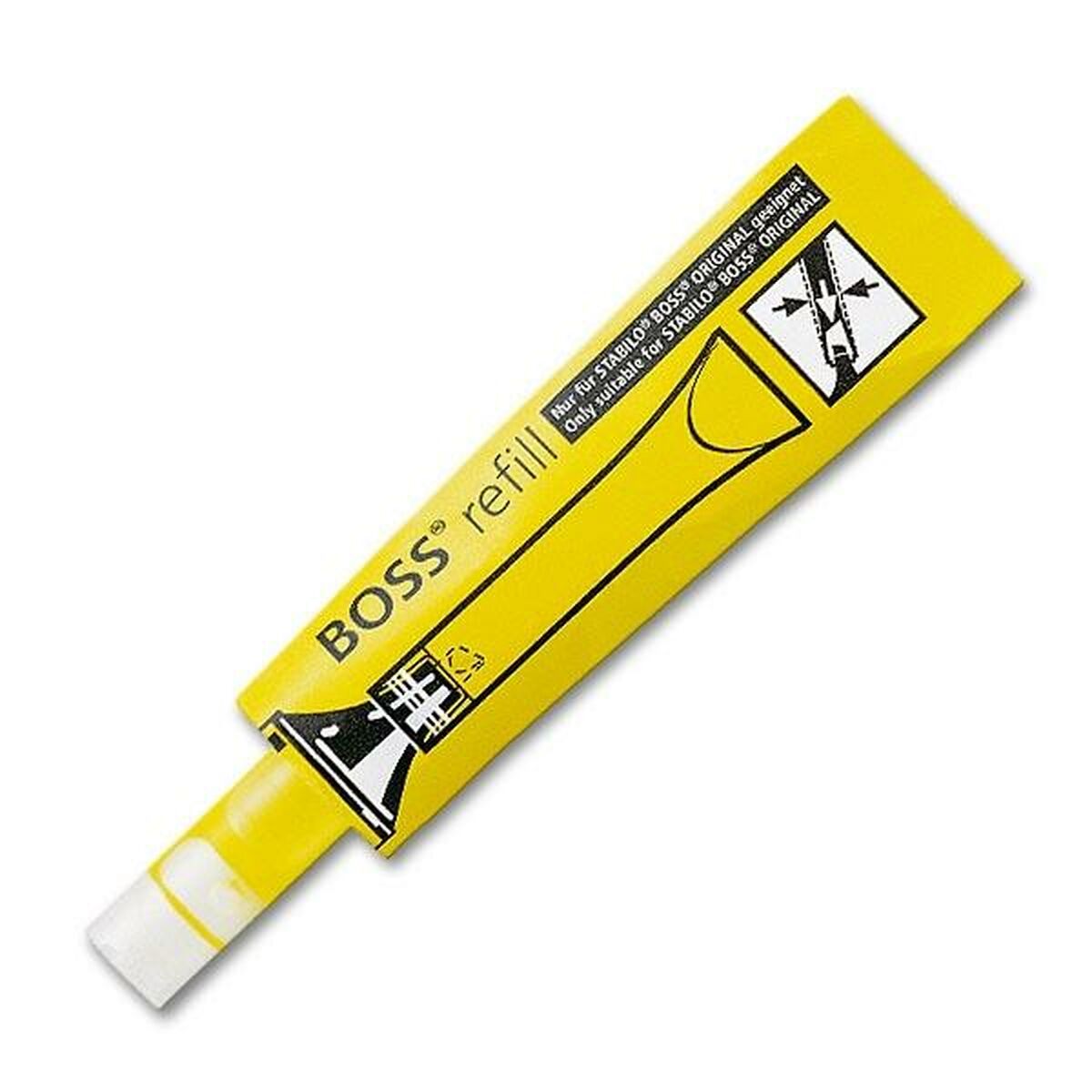 Refill ink Stabilo Boss Fluorescent Marker Yellow 20 Pieces Refill ink Stabilo Boss Fluorescent Marker Yellow 20 Pieces