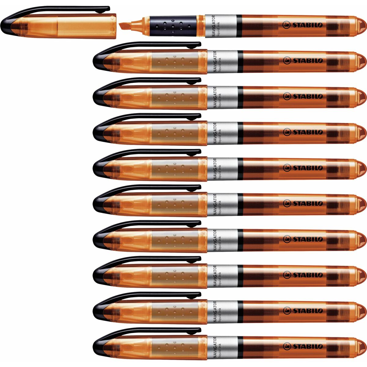 Fluorescent Marker Stabilo Navigator Orange 10 Pieces (1 Unit) Fluorescent Marker Stabilo Navigator Orange 10 Pieces (1 Unit)