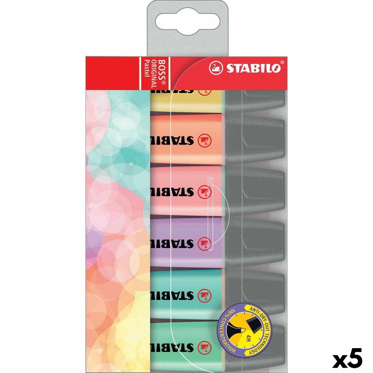 Fluorescent Marker Set Stabilo Boss Multicolour (5 Units) Fluorescent Marker Set Stabilo Boss Multicolour (5 Units)