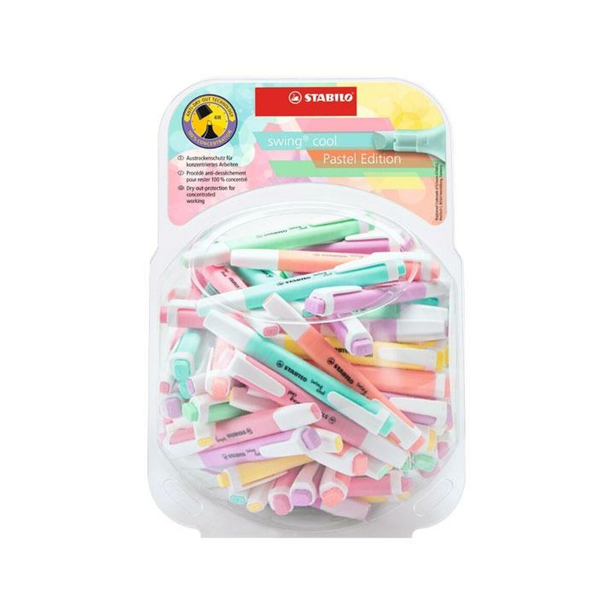 Fluorescent Marker Set Stabilo Swing Cool 100 Pieces Fluorescent Marker Set Stabilo Swing Cool 100 Pieces