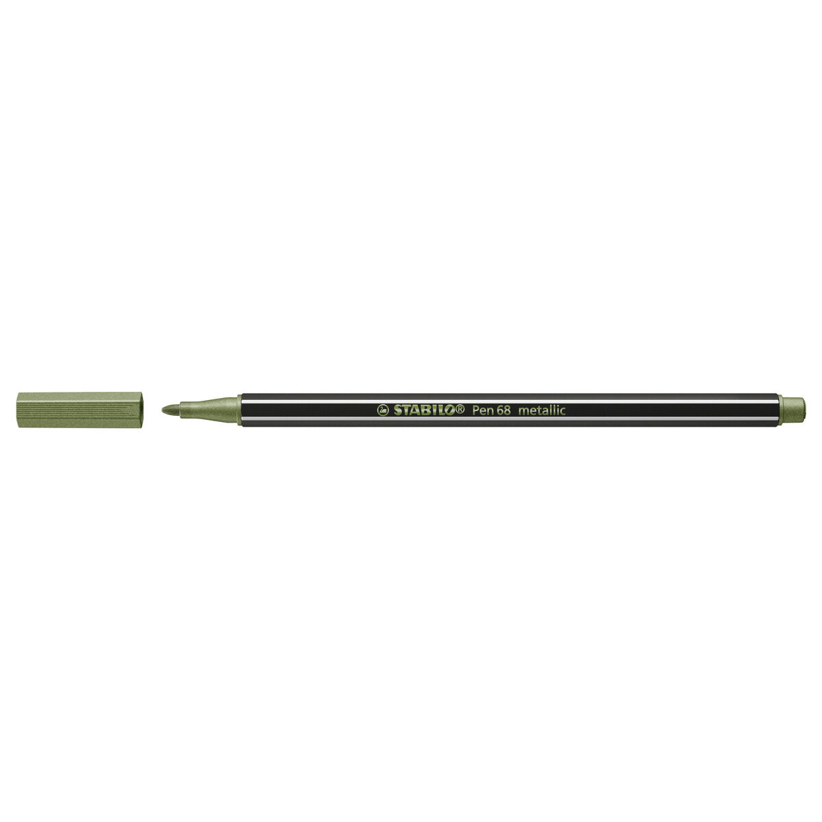 Felt-tip pens Stabilo Pen 68 metallic Leaf Green (10 Pieces)
