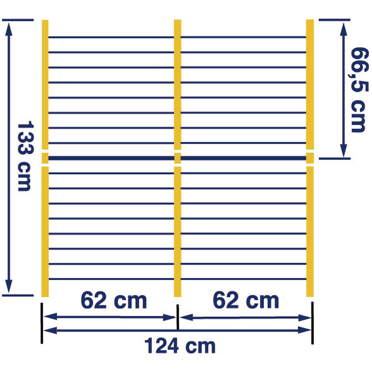 Clothes Line Leifheit Bathtub Dryer Pegasus V 133 x 66,5 cm Blue White Metal