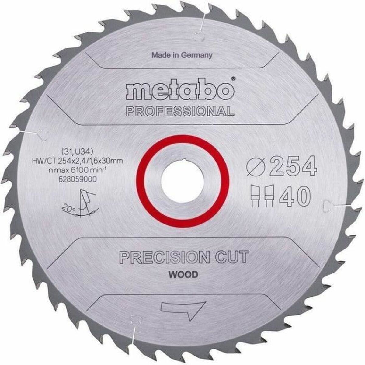 Saw Blade Metabo HW/CT   254 mm