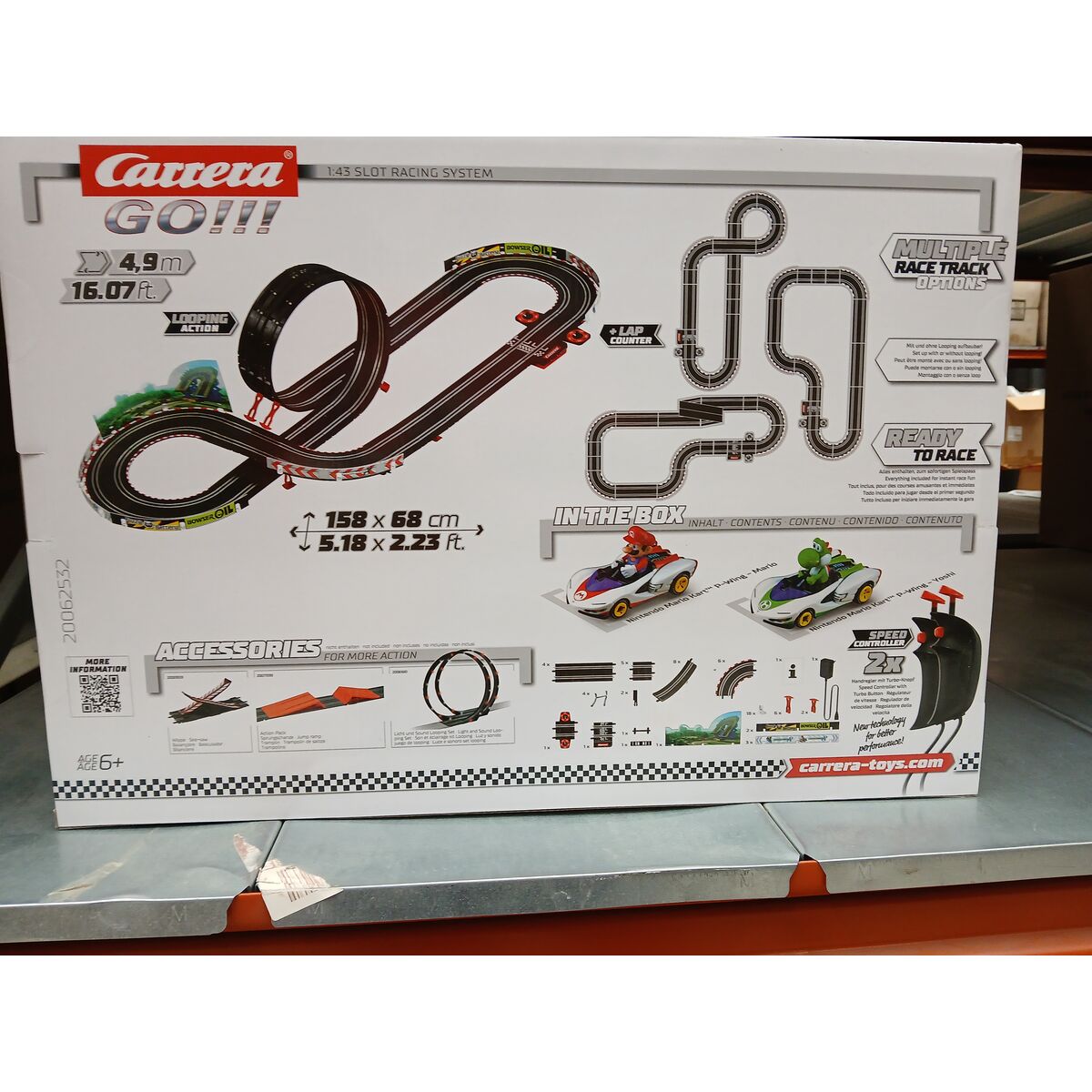 Racetrack Carrera NINTENDO MARIO KART P-WIN
