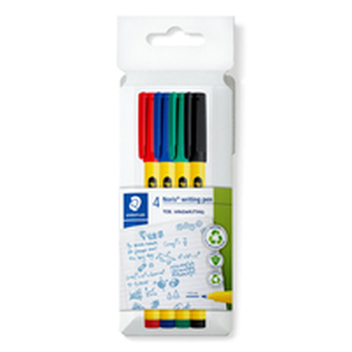 Felt-tip pens Staedtler Yellow 4 Pieces Felt-tip pens Staedtler Yellow 4 Pieces