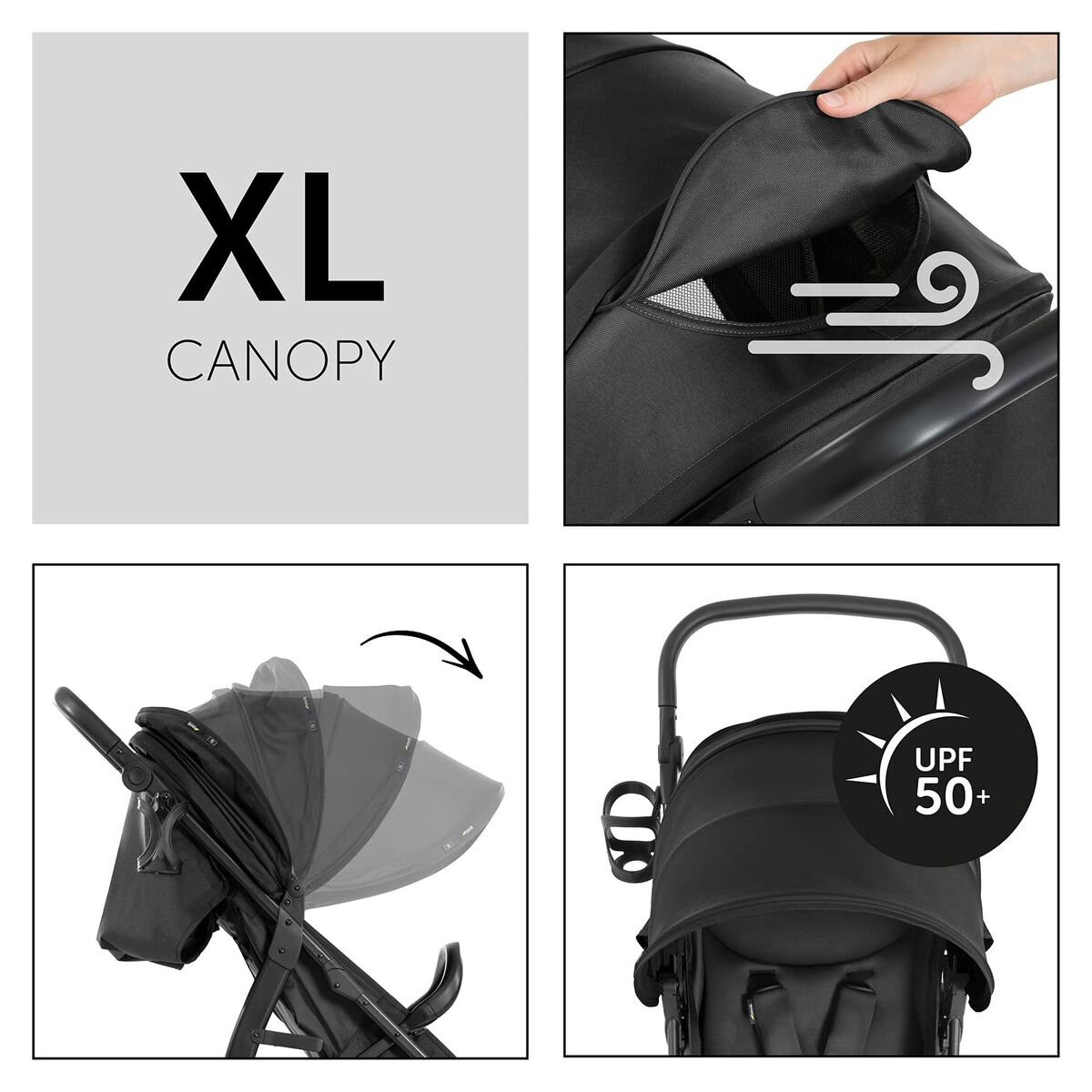 Baby’s Pushchair Hauck Black