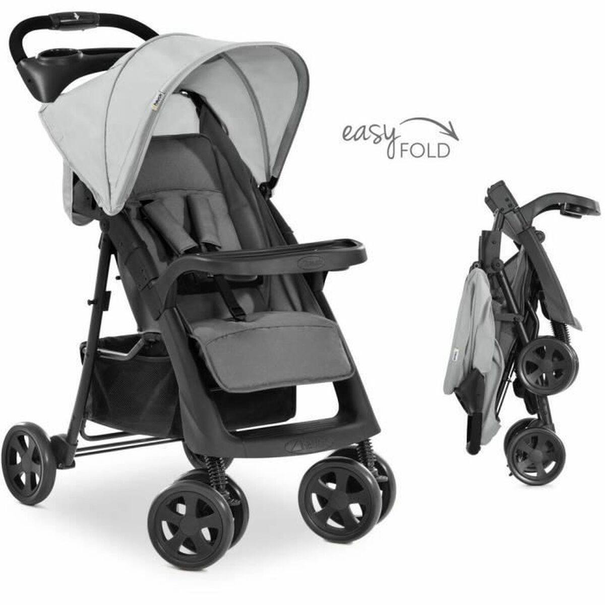 Baby’s Pushchair Hauck Black Grey