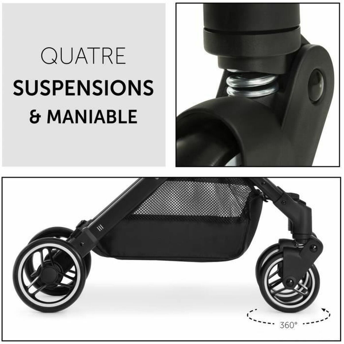 Baby’s Pushchair Hauck Black