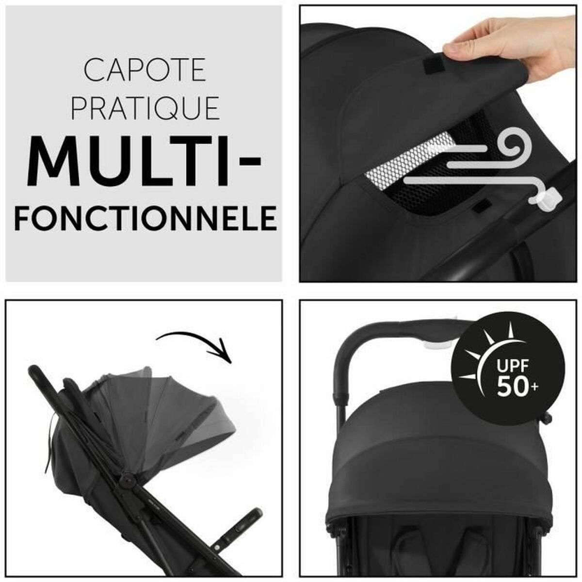 Baby’s Pushchair Hauck Black