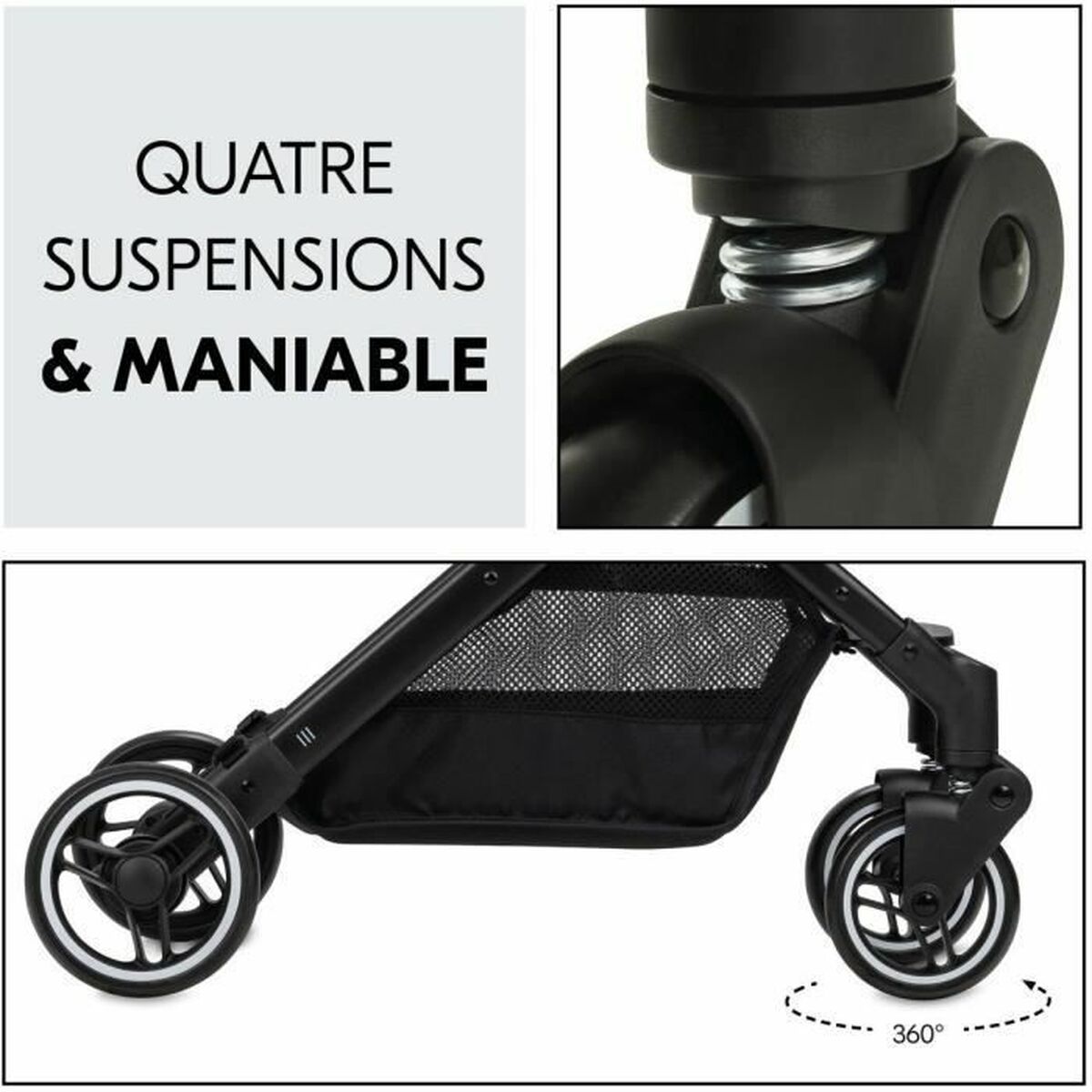 Baby’s Pushchair Hauck Black