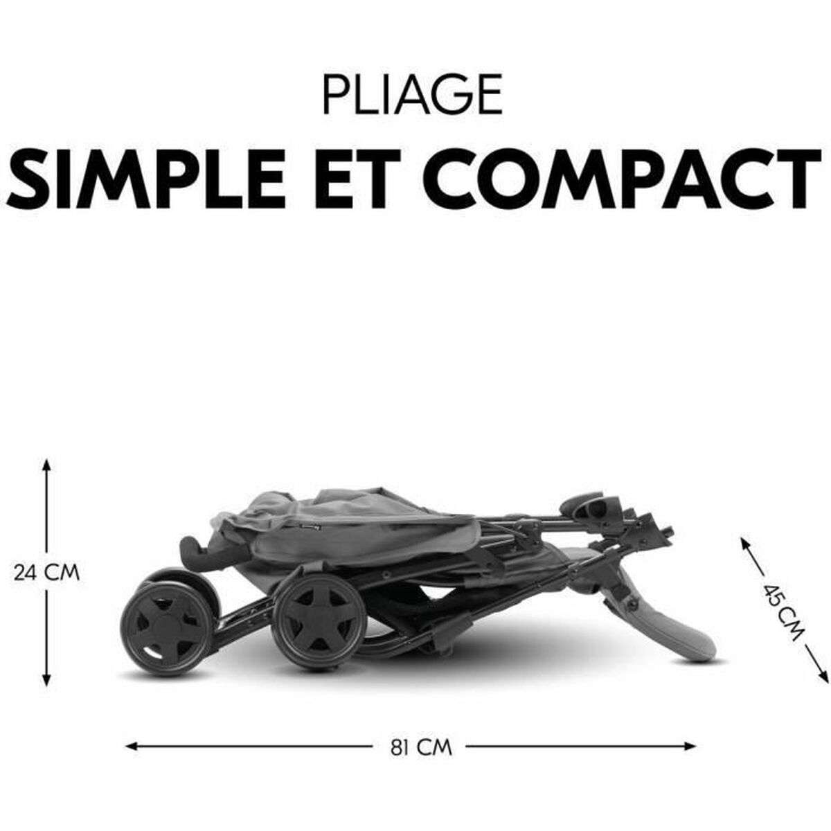 Baby’s Pushchair Hauck Grey