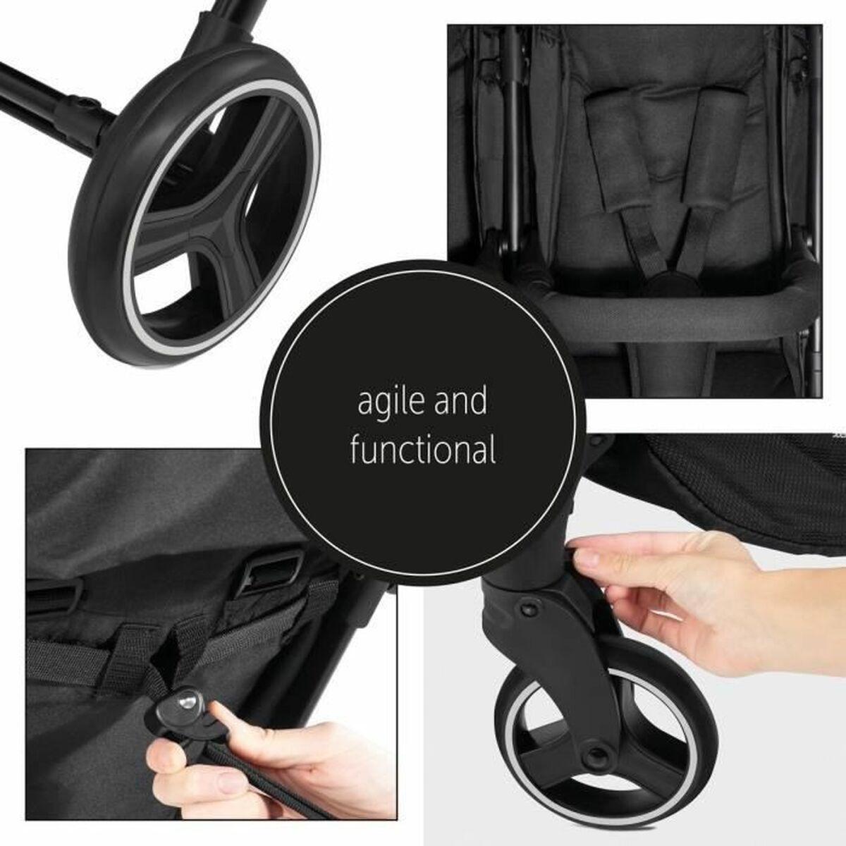 Baby’s Pushchair Hauck Black