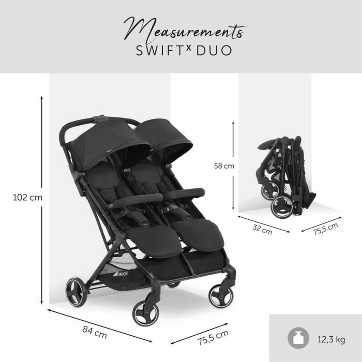 Baby’s Pushchair Hauck Black
