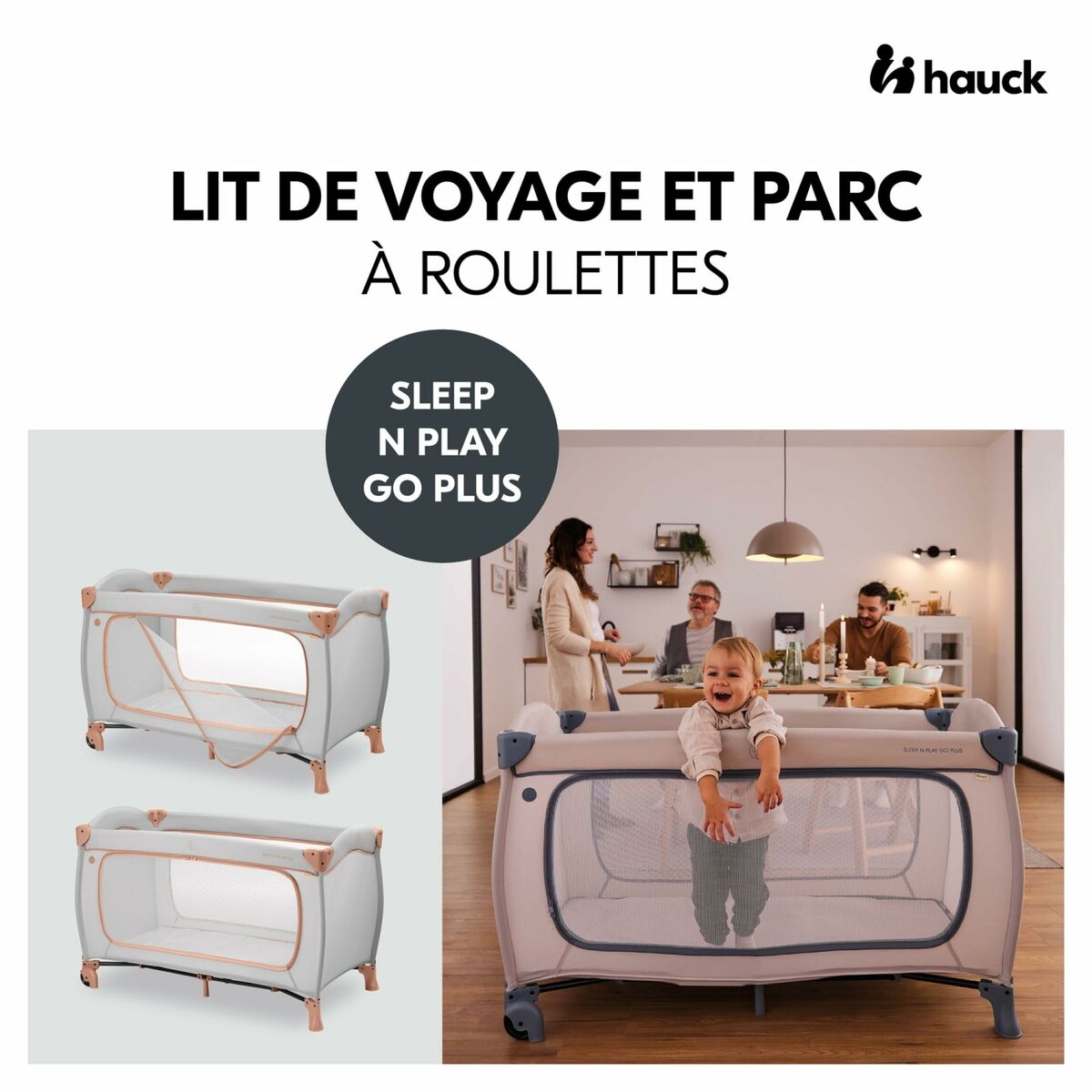 Baby Crib Hauck Brown