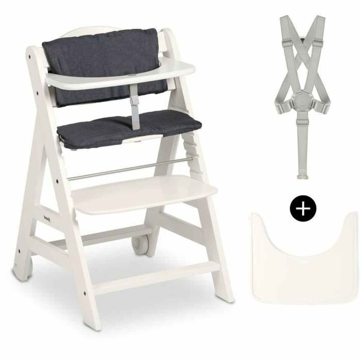 Highchair Hauck Black Highchair Hauck Black