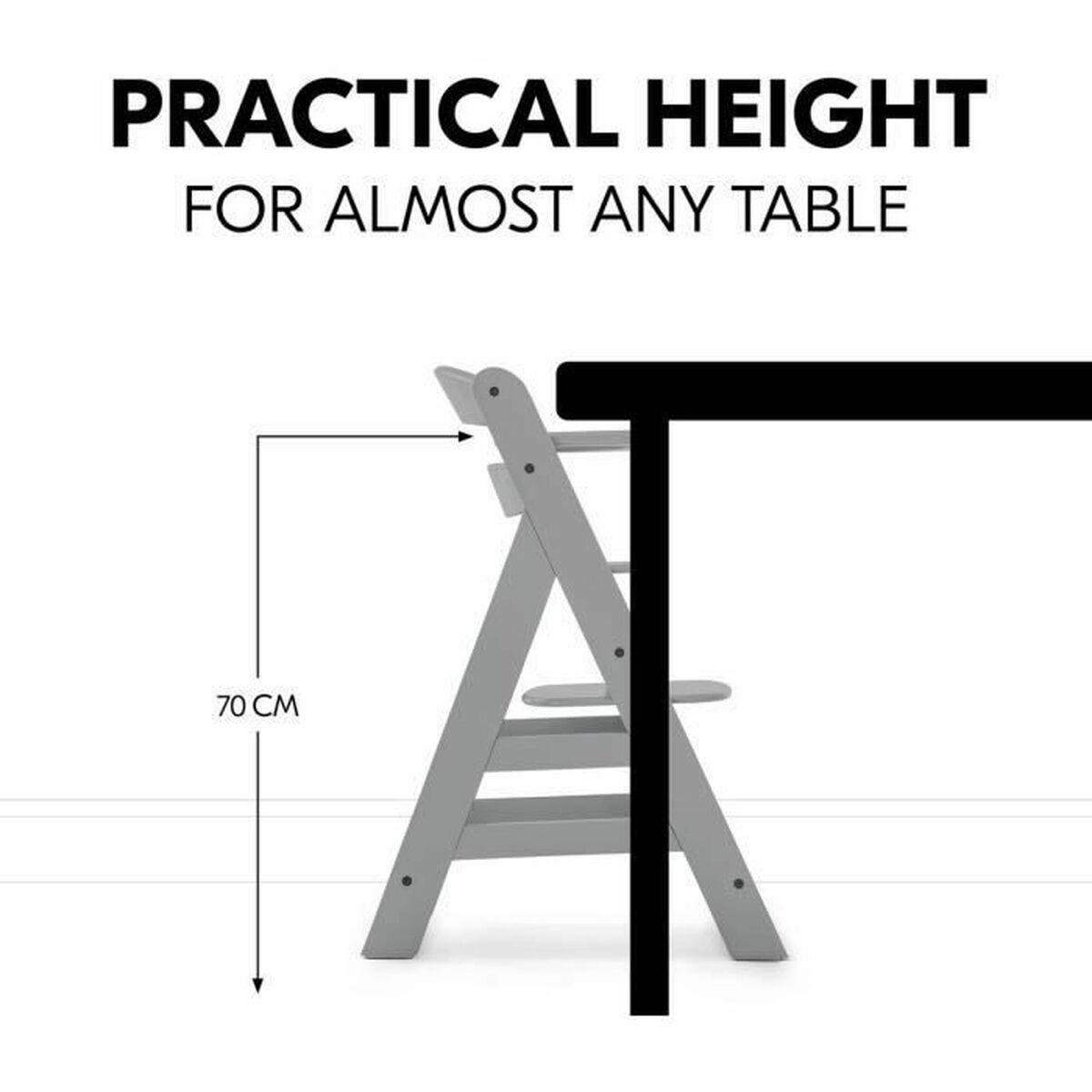 Highchair Hauck Grey