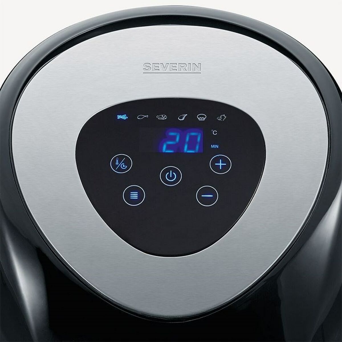 Air Fryer Severin FR 2430 Black Silver 1500 W 3,2 L