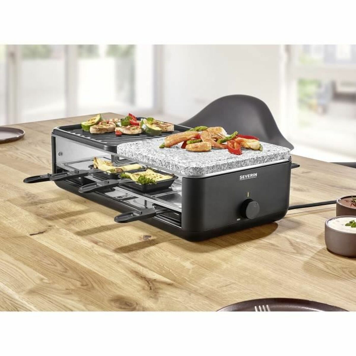 Raclette Severin RG2366 Black noir 1300 W