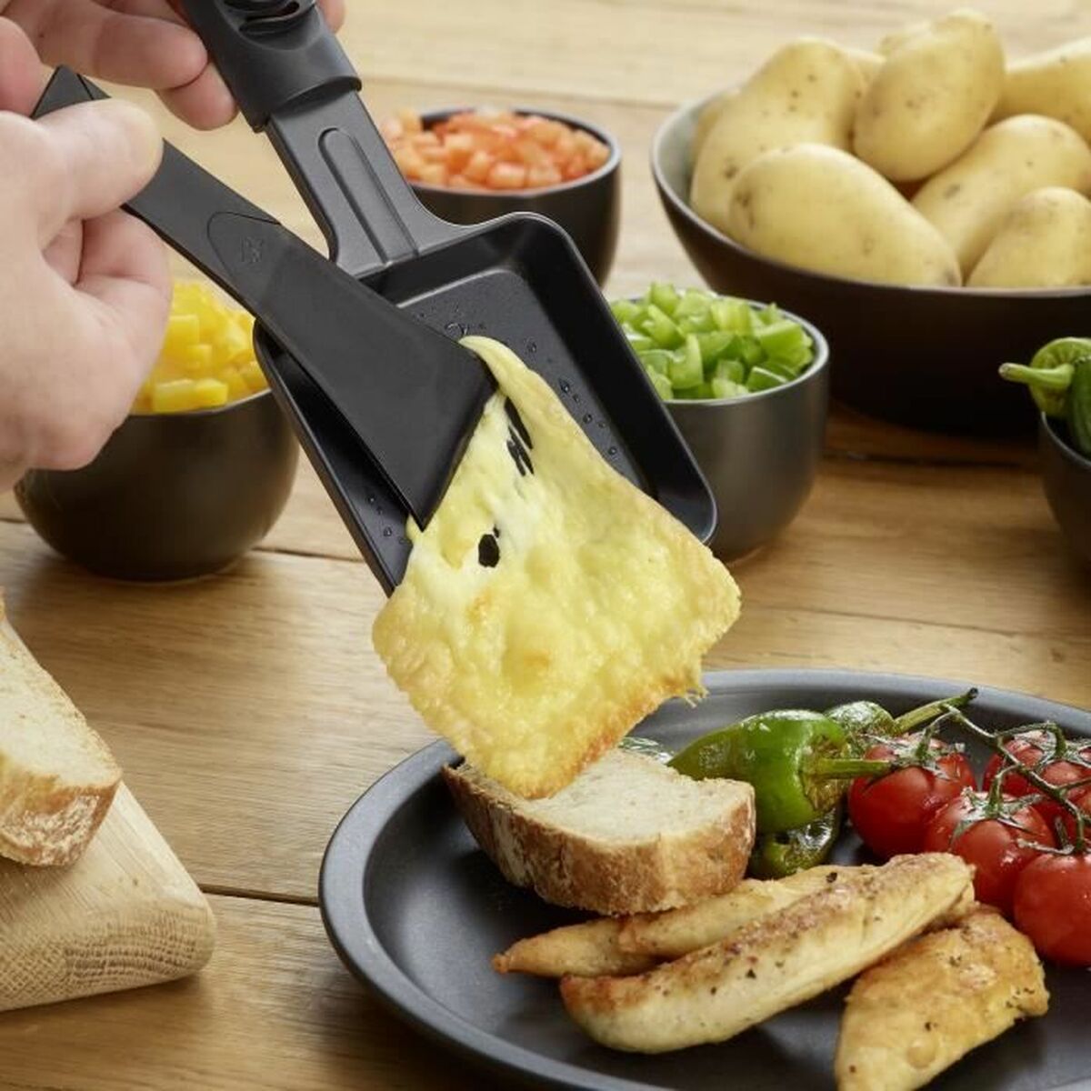 Raclette Severin RG9670 Black noir 41,7 x 26,3 cm