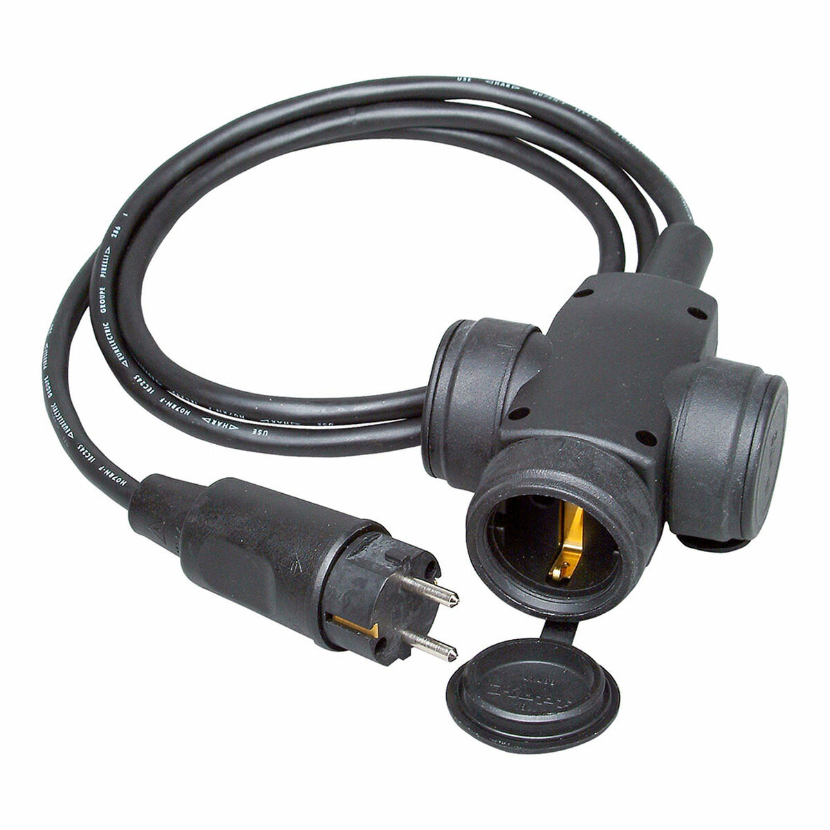 Extension Lead Kopp H07RN-F Black 1,5 m Triple Bipolar Extension Lead Kopp H07RN-F Black 1,5 m Triple Bipolar