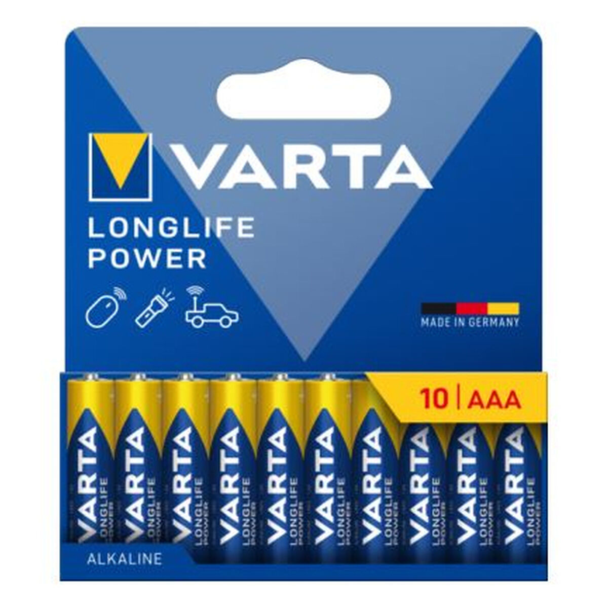 Batteries Varta longlife power 1,5 V AAA LR03 (10 Units) Batteries Varta longlife power 1,5 V AAA LR03 (10 Units)