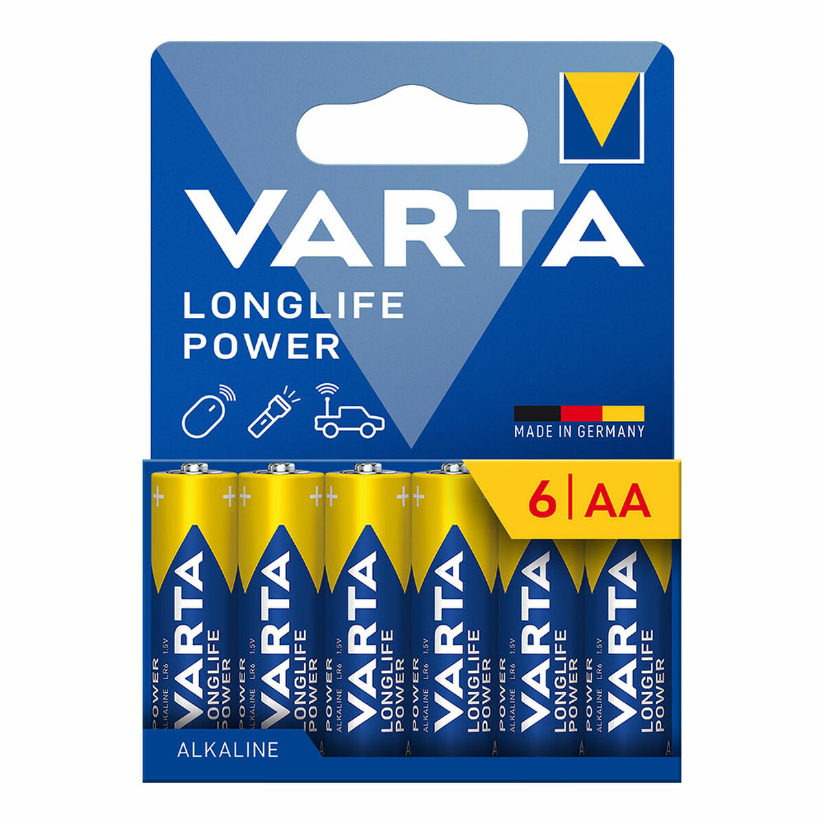 Batteries Varta longlife power aa – lr06 1,5 V AA LR06 (6 Units) Batteries Varta longlife power aa – lr06 1,5 V AA LR06 (6 Units)