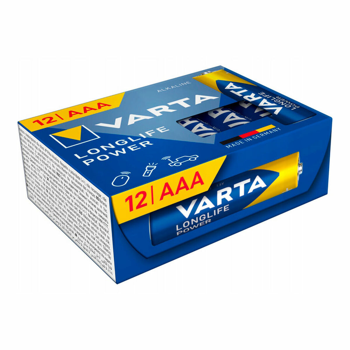 Batteries Varta longlife power cube aaa – lr03 1,5 V AAA LR03 (12 Units) (12 Pieces)
