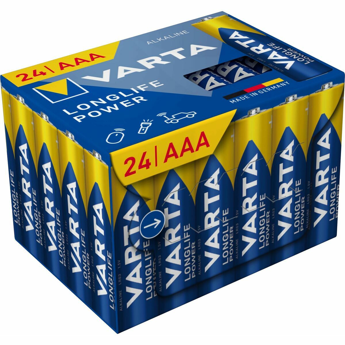 Batteries Varta longlife power aaa – lr03 1,5 V AAA LR03 (24 Pieces) (24 Units)