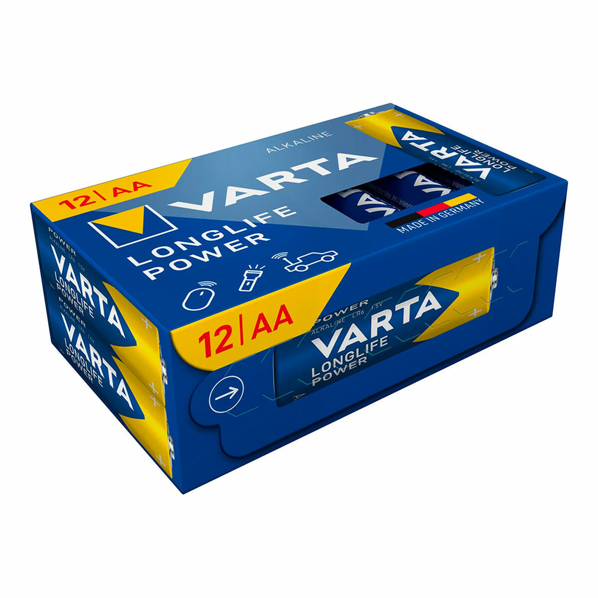 Batteries Varta longlife power cube aa – lr06 1,5 V AA LR06 (12 Units) (12 Pieces)