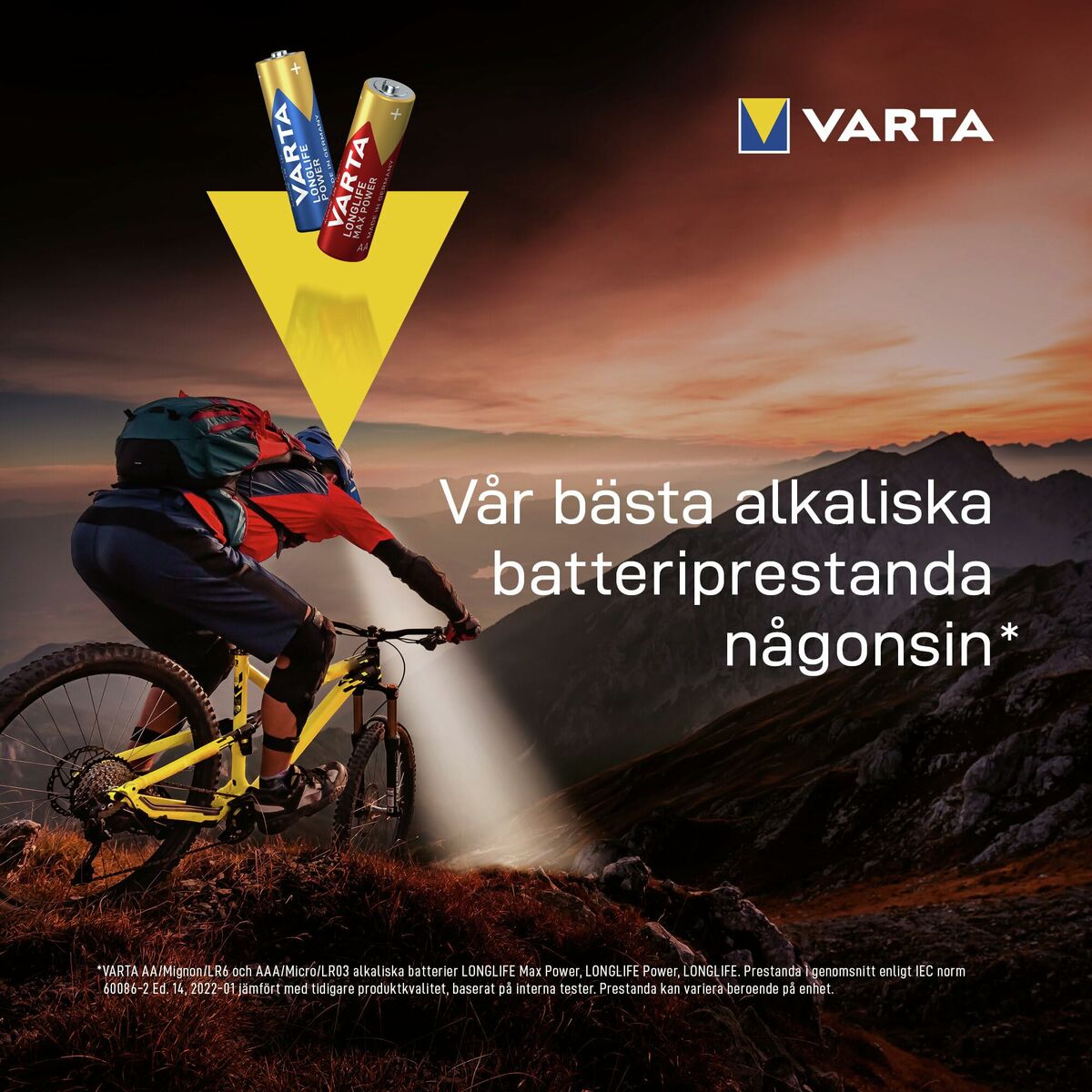 Batteries Varta alkalina longlife power aa – lr06 1,5 V AA LR06 (24 Pieces) (24 Units)
