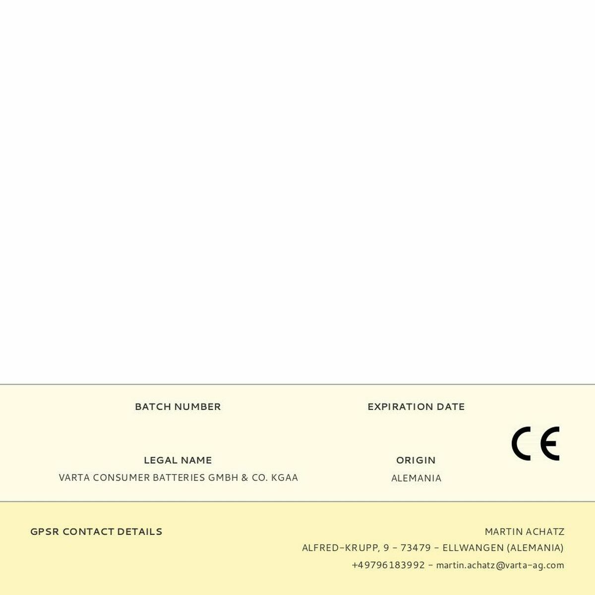 Torch Varta 15673101111