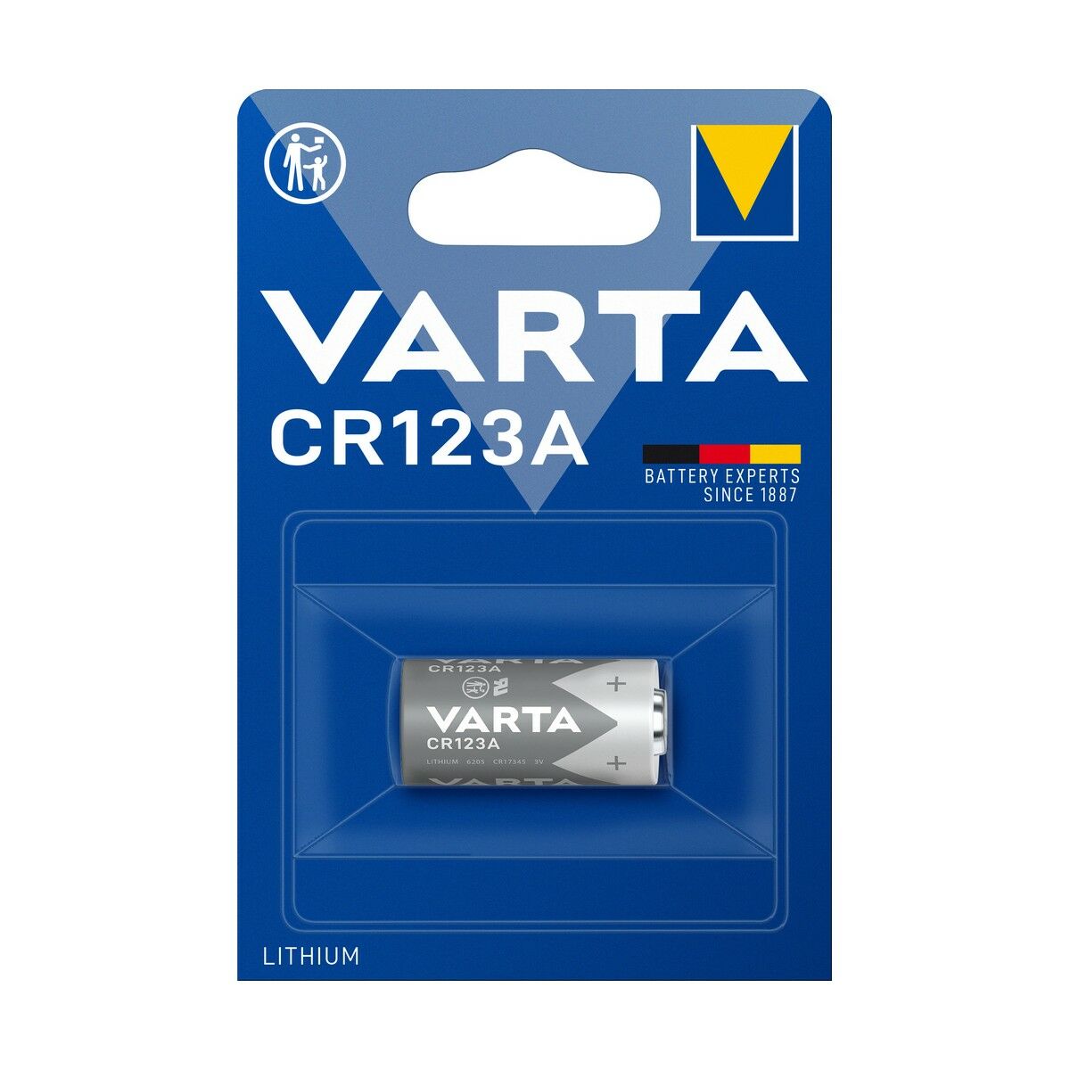 Battery Varta CR123A 3 V 3 V Battery Varta CR123A 3 V 3 V